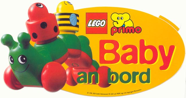 Sticker Sheet, Baby an bord