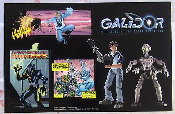 Sticker Sheet, Galidor - Defenders of the Outer Dimension