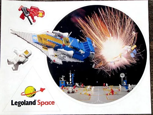 Sticker Sheet, Legoland Space