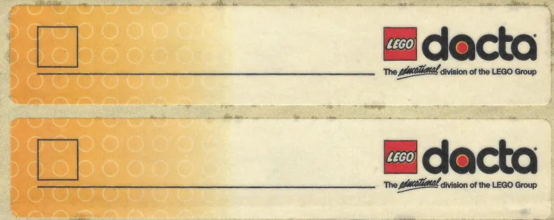 Sticker Sheet for Storage Bin, Dacta Labels - Sheet of 2