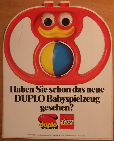 Sticker Sheet, Duplo Retail Display - Haben Sie schon das neue DUPLO Babyspielzeug gesehen?