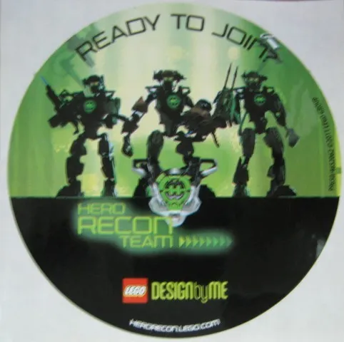 Sticker Sheet, Hero Factory Recon Team - Ready To Join? (99650/4652062)