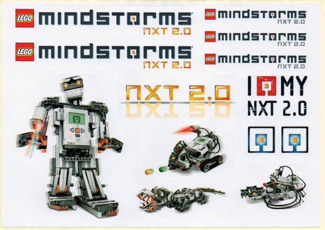 Sticker Sheet, Mindstorms NXT 2.0 Promotional Sheet