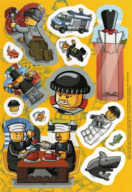 Sticker Sheet, City Echappée spatiale, Sheet 2 of 2  (13 Stickers)