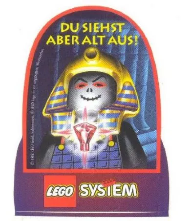 Sticker Sheet, Minifigure Pharaoh Hotep - Du siehst aber alt aus!