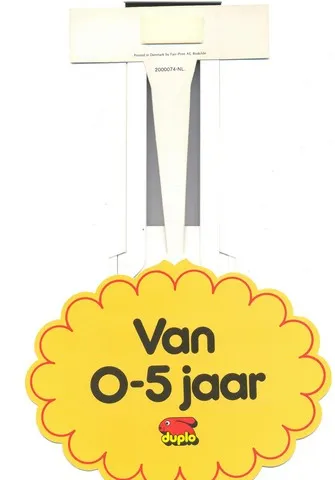 Sticker Sheet, Duplo Retail Display Hanger #3 (2000074-NL)