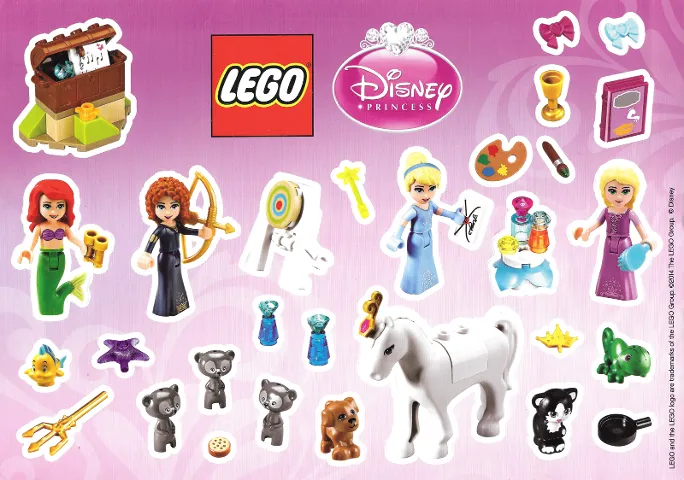 Sticker Sheet, Disney Princess