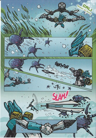 Sticker Sheet, Bionicle Gali Comic Strip, Sheet of 3