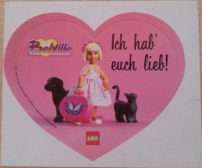 Sticker Sheet, Belville - Ich hab' euch lieb!