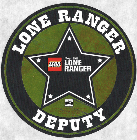 Sticker Sheet, The Lone Ranger Deputy Promotional