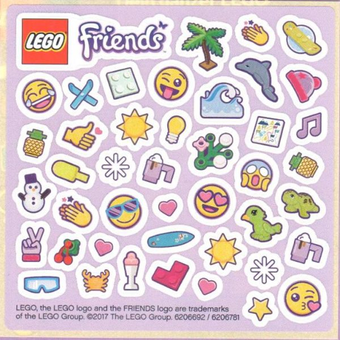 Sticker Sheet, Friends, Sheet of 44 (6206692/6206781)