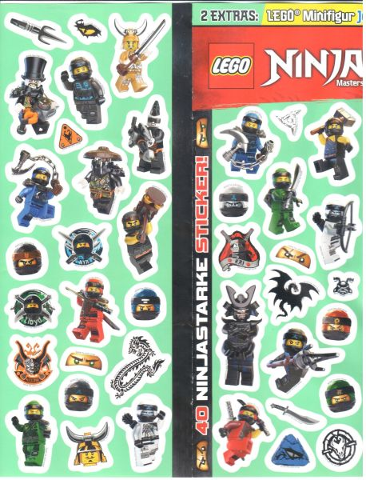 Sticker Sheet, NINJAGO Masters of Spinjitzu, Sheet of 40