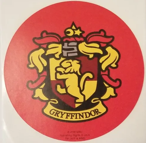 Sticker Sheet, Harry Potter, Gryffindor House Crest