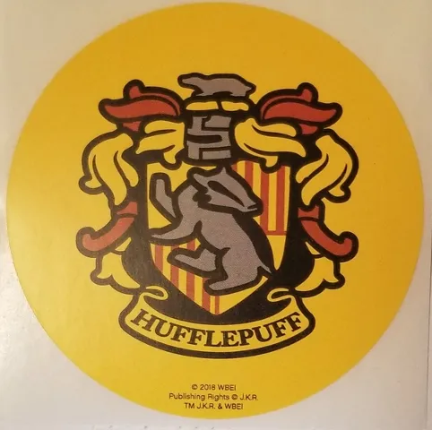 Sticker Sheet, Harry Potter, Hufflepuff House Crest