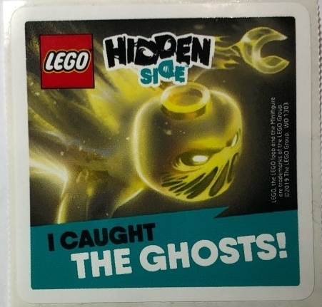 Sticker Sheet, Hidden Side I Caught the Ghosts! (Yellow)