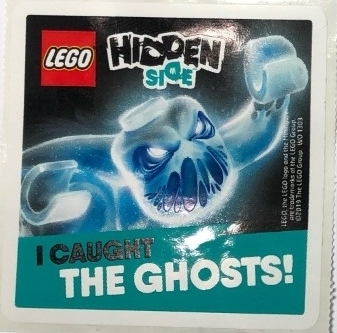 Sticker Sheet, Hidden Side I Caught the Ghosts! (Blue)
