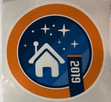 Sticker Sheet, House with Stars