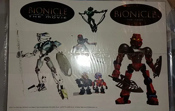 Sticker Sheet, Bionicle The Movie