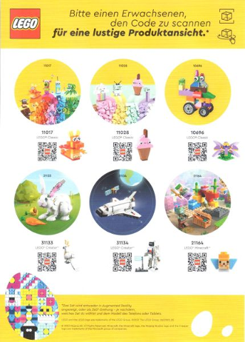 Sticker Sheet, Easter Wishlist Sheet 2, Classic / Creator (German)