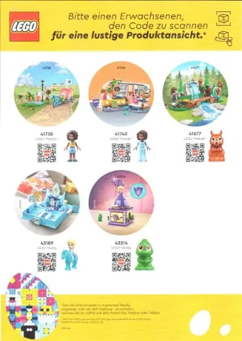 Sticker Sheet, Easter Wishlist Sheet 3, Friends / Disney Princess (German)