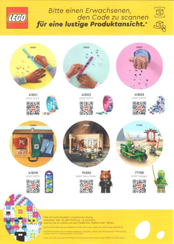 Sticker Sheet, Easter Wishlist Sheet 4, Dots / Harry Potter / NINJAGO (German)