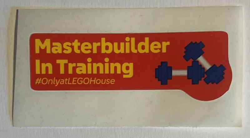 Sticker Sheet, LEGO Masters, Masterbuilder In Training