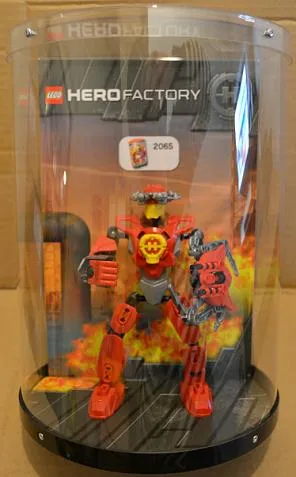 Display Assembled Set, Hero Factory Set 2065 in Plastic Case