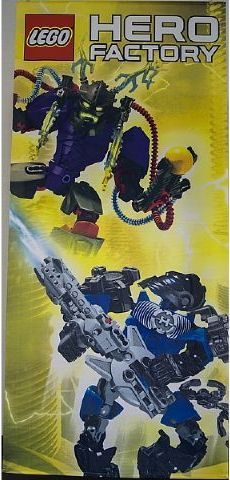 Display Flag Cloth, Hero Factory, Volix and Stringer