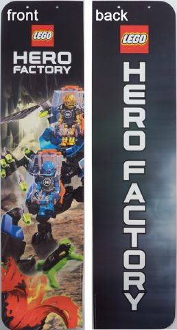 Display Flag Plastic, Hero Factory, Surge & Rocka Combat Machine