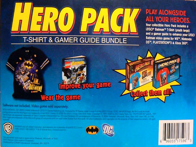 Batman Hero Pack T-Shirt & Gamer Guide Bundle (Toys "R" Us Exclusive)
