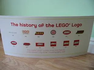 Display Sign Informational, The History of the LEGO Logo