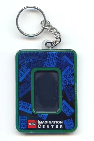 Imagination Center Key Chain, Picture Frame, Blue
