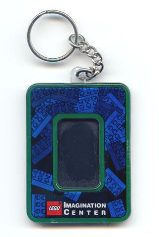 Imagination Center Key Chain, Picture Frame, Blue