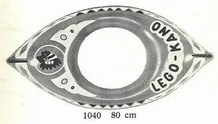 Inflatable Canoe LEGO - KANO (Swimming Articles)