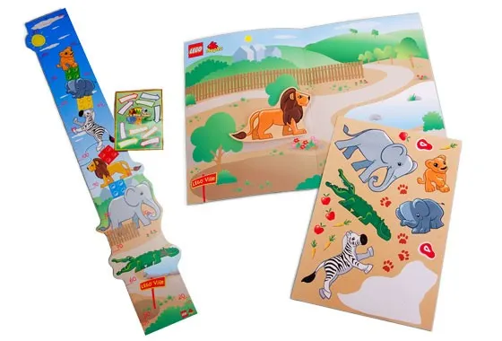 Duplo Zoo Height Chart with Free Sticker Set