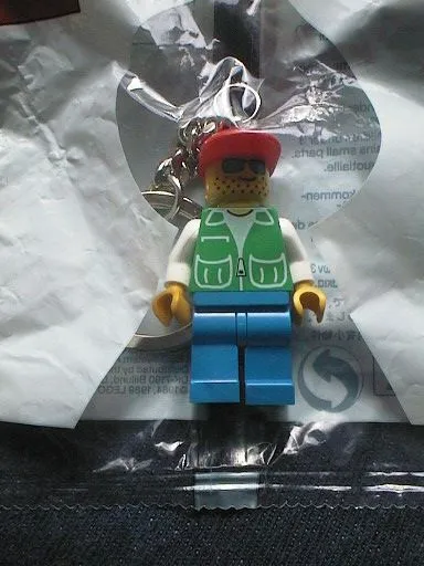 Man with Sunglasses Key Chain