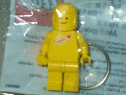 Classic Space Yellow Figure Key Chain