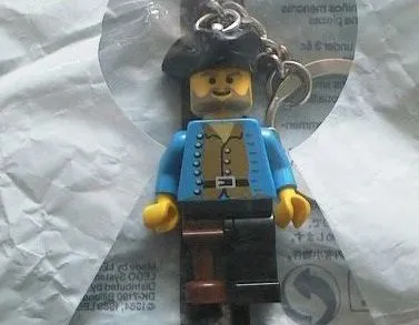 Pirate with Brown Shirt Key Chain