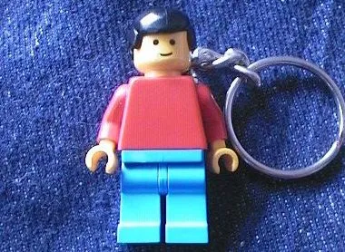 Classic Town Minifigure Key Chain