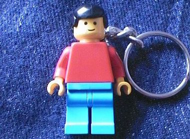 Classic Town Minifigure Key Chain