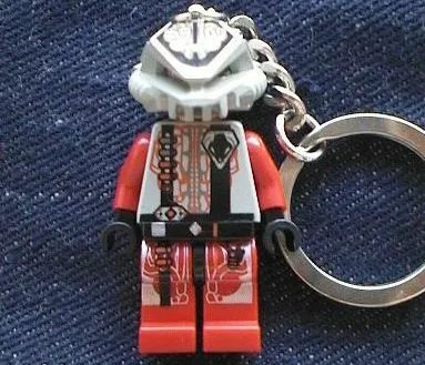 UFO red alien Key Chain
