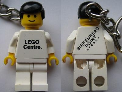 Town Key Chain - White Torso & Legs - Birkenhead Point Sydney
