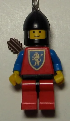 Crusader Lion Key Chain - Chin-Guard, Red Legs