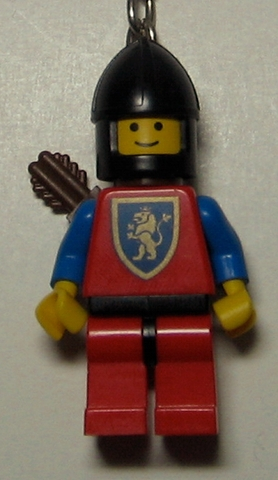 Crusader Lion Key Chain - Chin-Guard, Red Legs