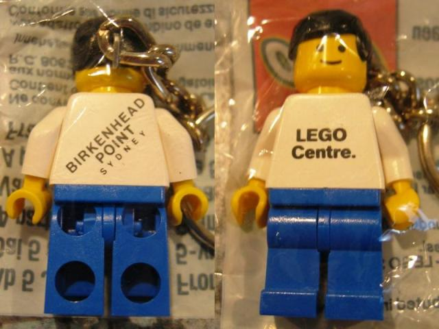 Town Key Chain - White Torso & Blue Legs - Birkenhead Point Sydney