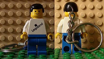 Legoland Town Figure Key Chain