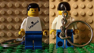 Legoland Town Figure Key Chain