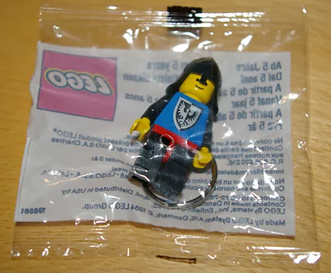 Black Falcon Key Chain - Neck Protector Helmet