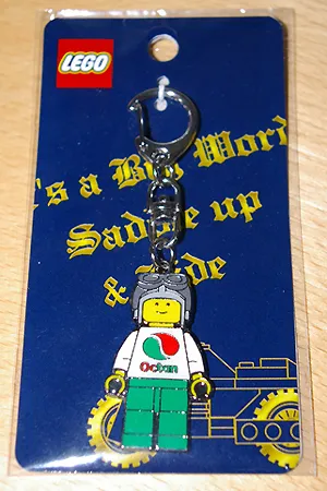 Octan Minifigure Flat Metal Key Chain