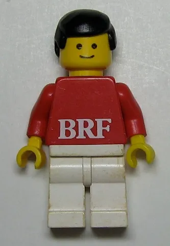 BRF Male Red Torso White Legs Key Chain